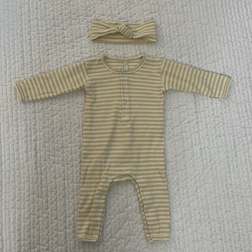 Quincy Mae Ribbed Jumpsuit